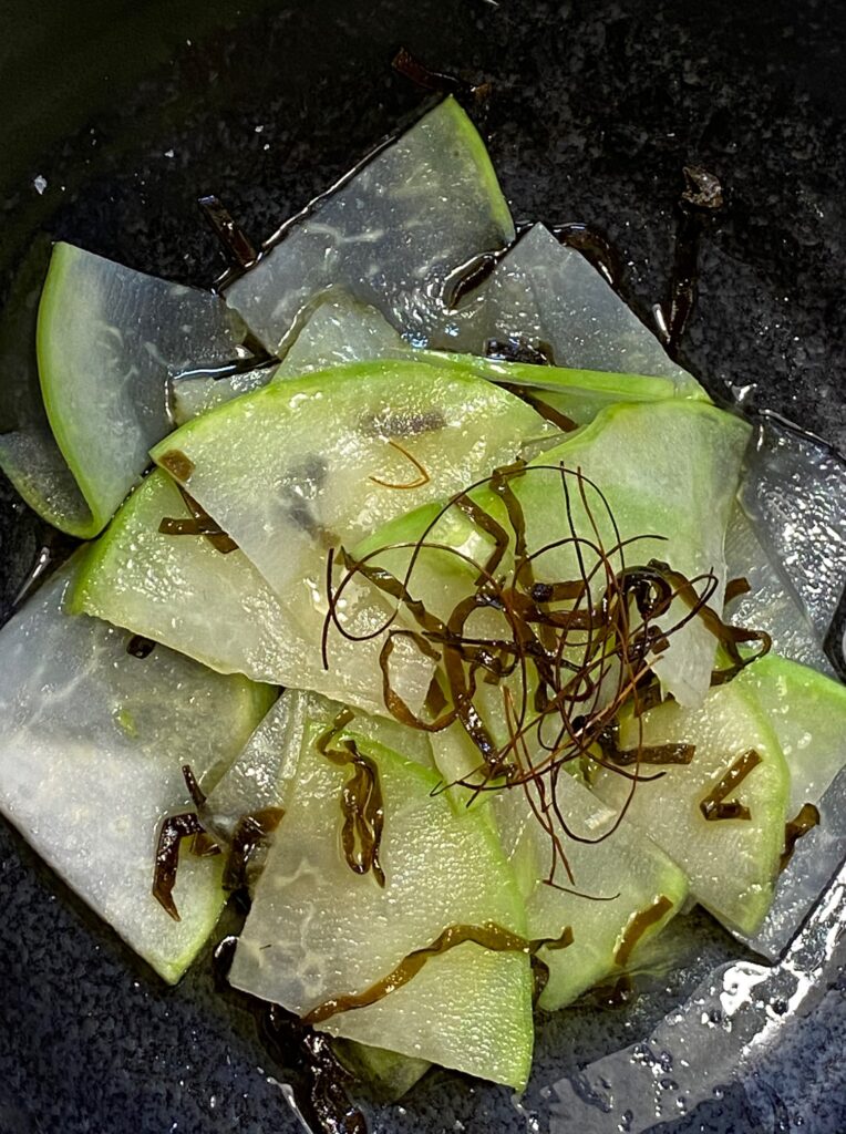 コールラビの塩昆布